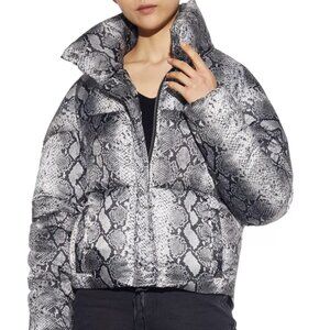 Apparis Snakeskin Puffer Jacket